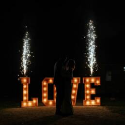 Ouverture de bal mariage pyrotechnie